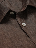 Canali - Linen Shirt - Brown