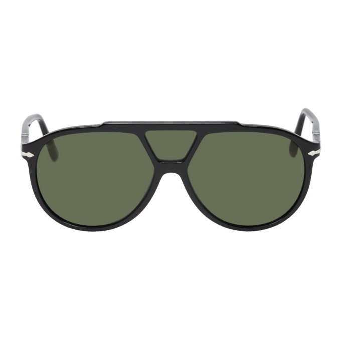 Photo: Persol Black and Green 3 Lenses Sunglasses