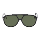 Persol Black and Green 3 Lenses Sunglasses