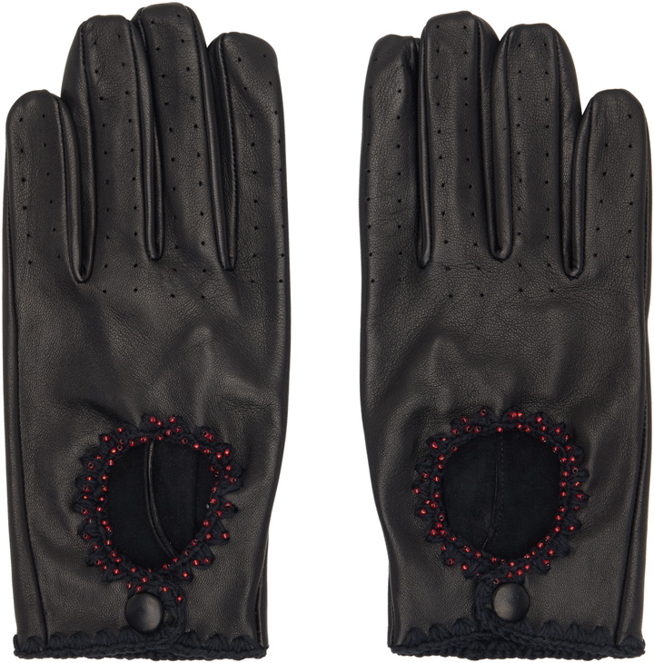 Photo: Ernest W. Baker Black Driving Gloves