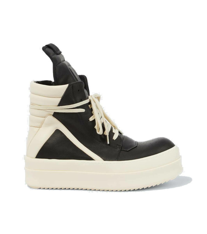 Photo: Rick Owens Leather high-top platform sneakers