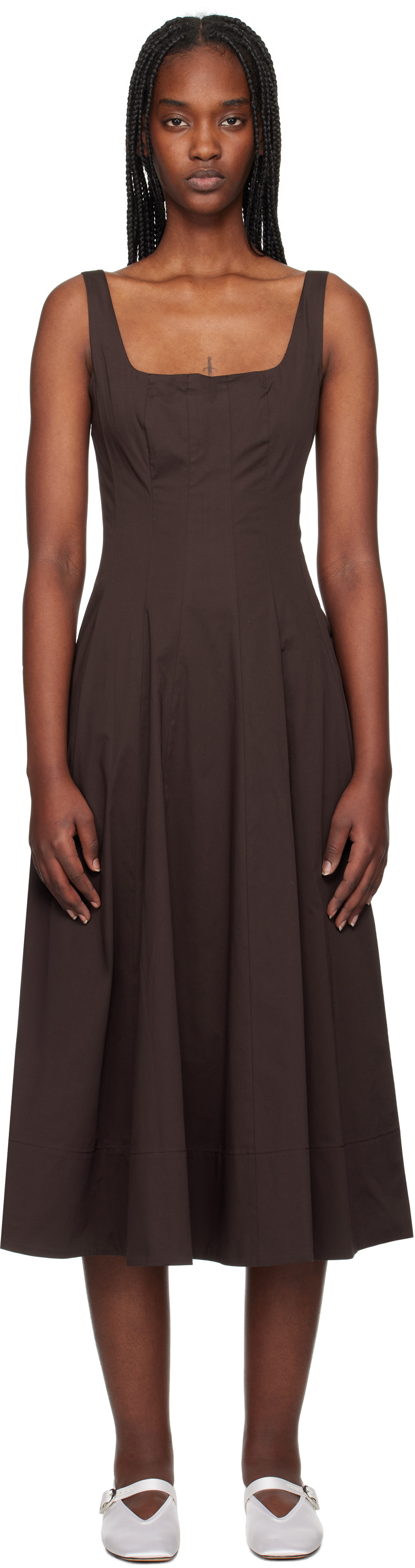 STAUD - Woman - Brown - Dress main image 1