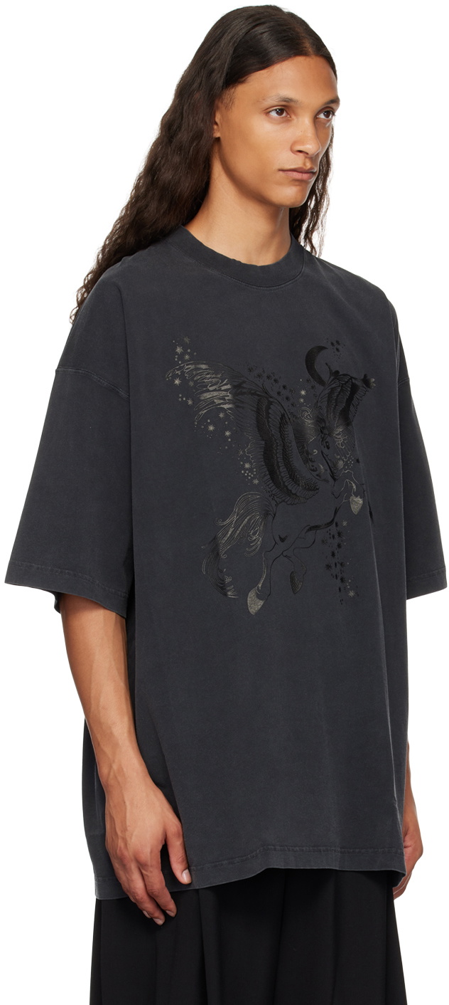 VETEMENTS Black Graphic T-Shirt Vetements