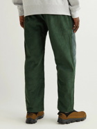 Manresa - Wallace Straight-Leg Two-Tone Cotton-Corduroy Trousers - Green