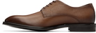 BOSS Brown Textured & Smooth Leather Derbys