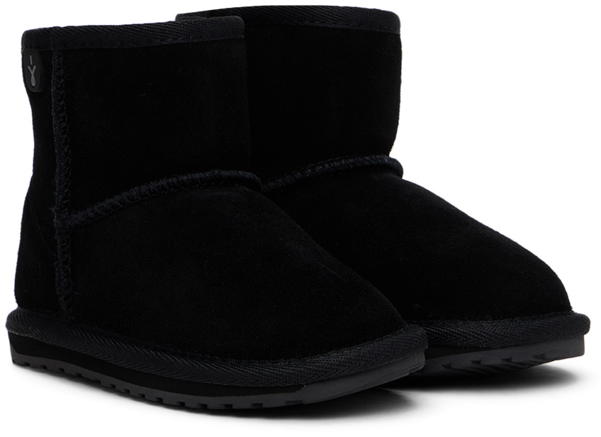 EMU Kids Black Wallaby Mini Boots