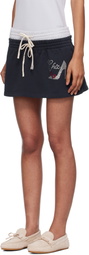 ABRA SSENSE Exclusive Navy Miniskirt