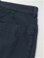 Barena - Velier Straight-Leg Cotton-Blend Gabardine Suit Trousers - Blue