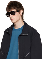 Bottega Veneta Black Classic Aviator Sunglasses