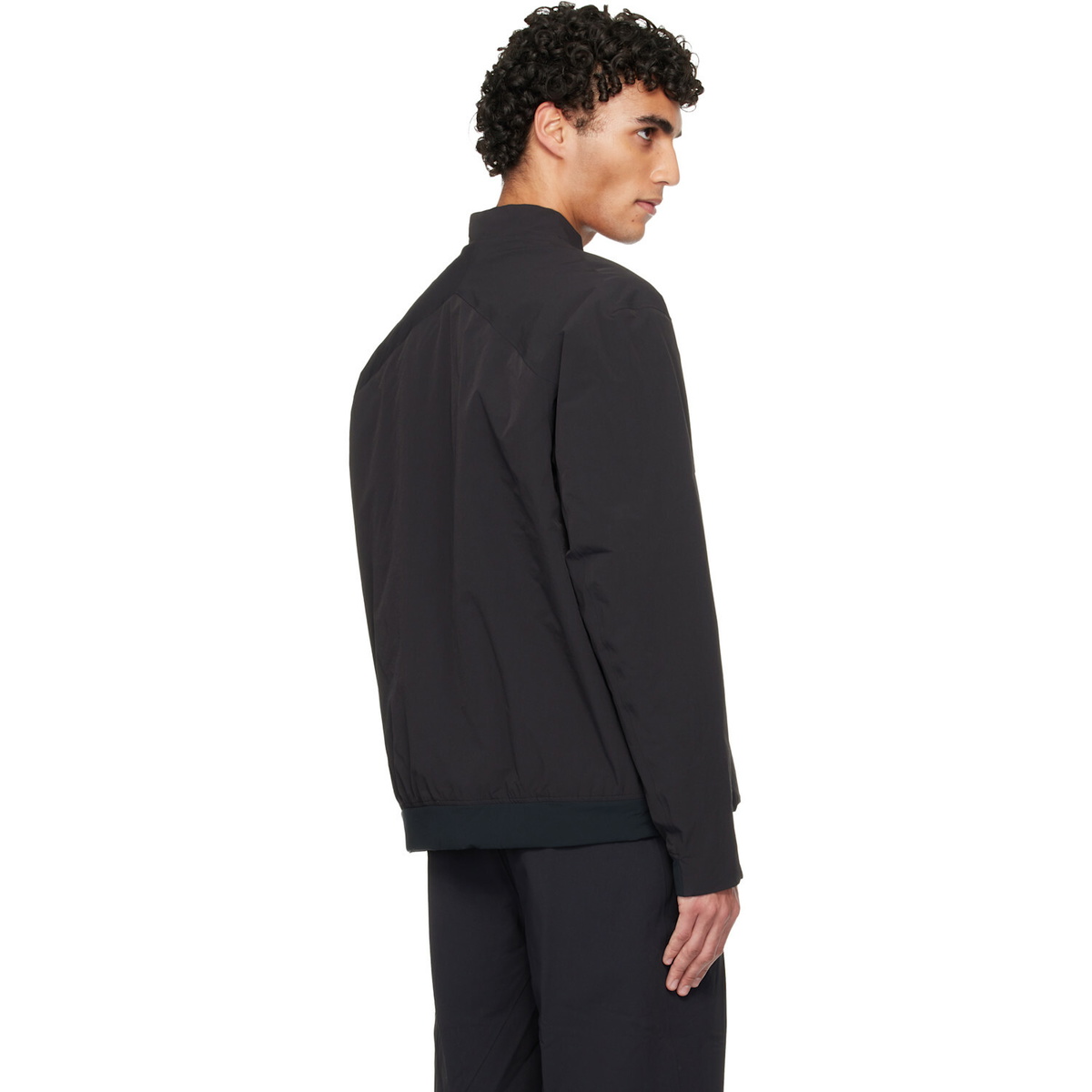 Veilance Black Diode Insulated Bomber Jacket