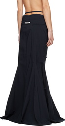 Ottolinger Navy Mermaid Suit Maxi Skirt