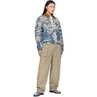 AMIRI Blue & Off-White Bleached Work Denim Jacket
