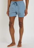 Boss Patterned Shell Swim Shorts Blue