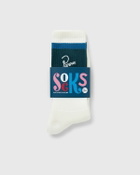 By Parra SIGNATURE STRIPED CREW SOCKS green/white Men