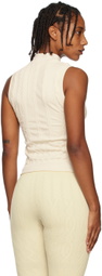 OTTI Off-White Cable Sport Top