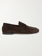 OFFICINE CREATIVE - Airto Suede Loafers - Brown