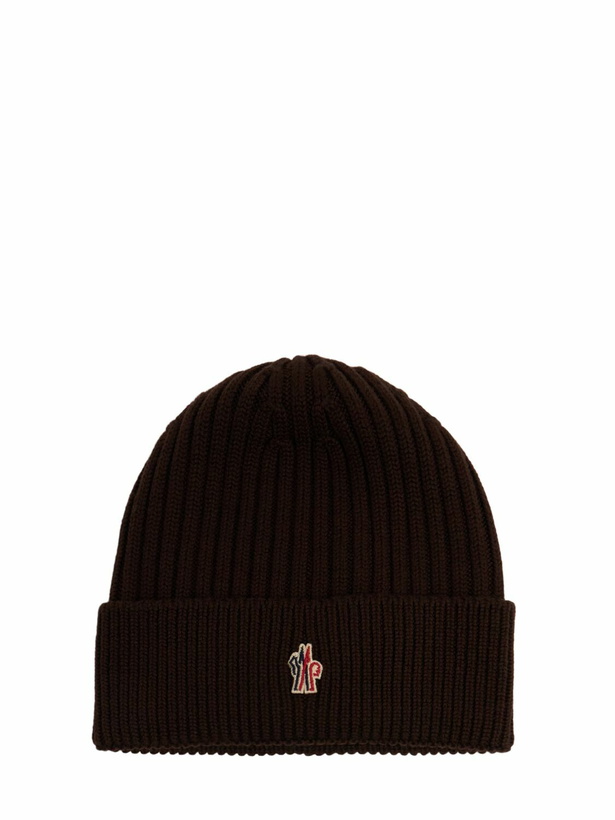 Photo: MONCLER GRENOBLE Ribbed Knit Virgin Wool Beanie
