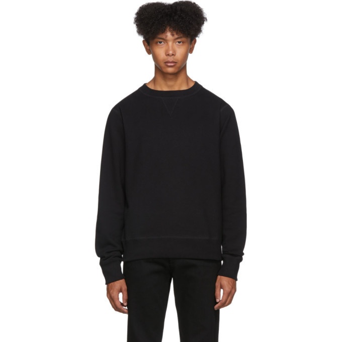 Naked and Famous Denim Black Heavyweight Terry Sweatshirt Naked and ...