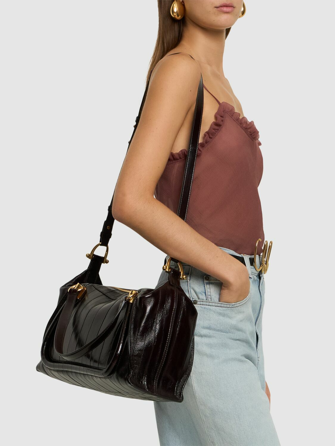 VIP価格.Chloe Paraty shoulder bag 関税送料込 Chloé Paraty 24 Medium leather shoulder bag Chloe