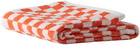 Baina Orange & White Josephine Hand Towel