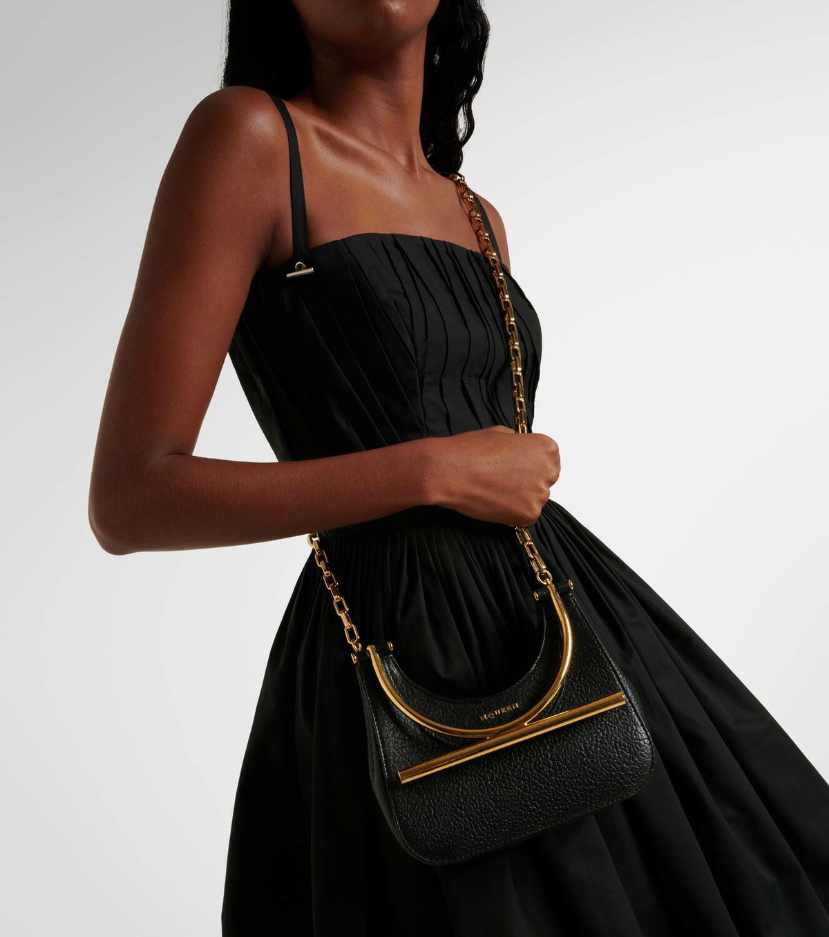 Alexander McQueen Cross-Bar Mini leather shoulder bag Alexander Alexander McQueen Cross-Bar Mini leather shoulder bag Alexander