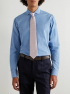 Favourbrook - Burlington Cutaway-Collar Indigo-Dyed Cotton-Chambray Shirt - Blue