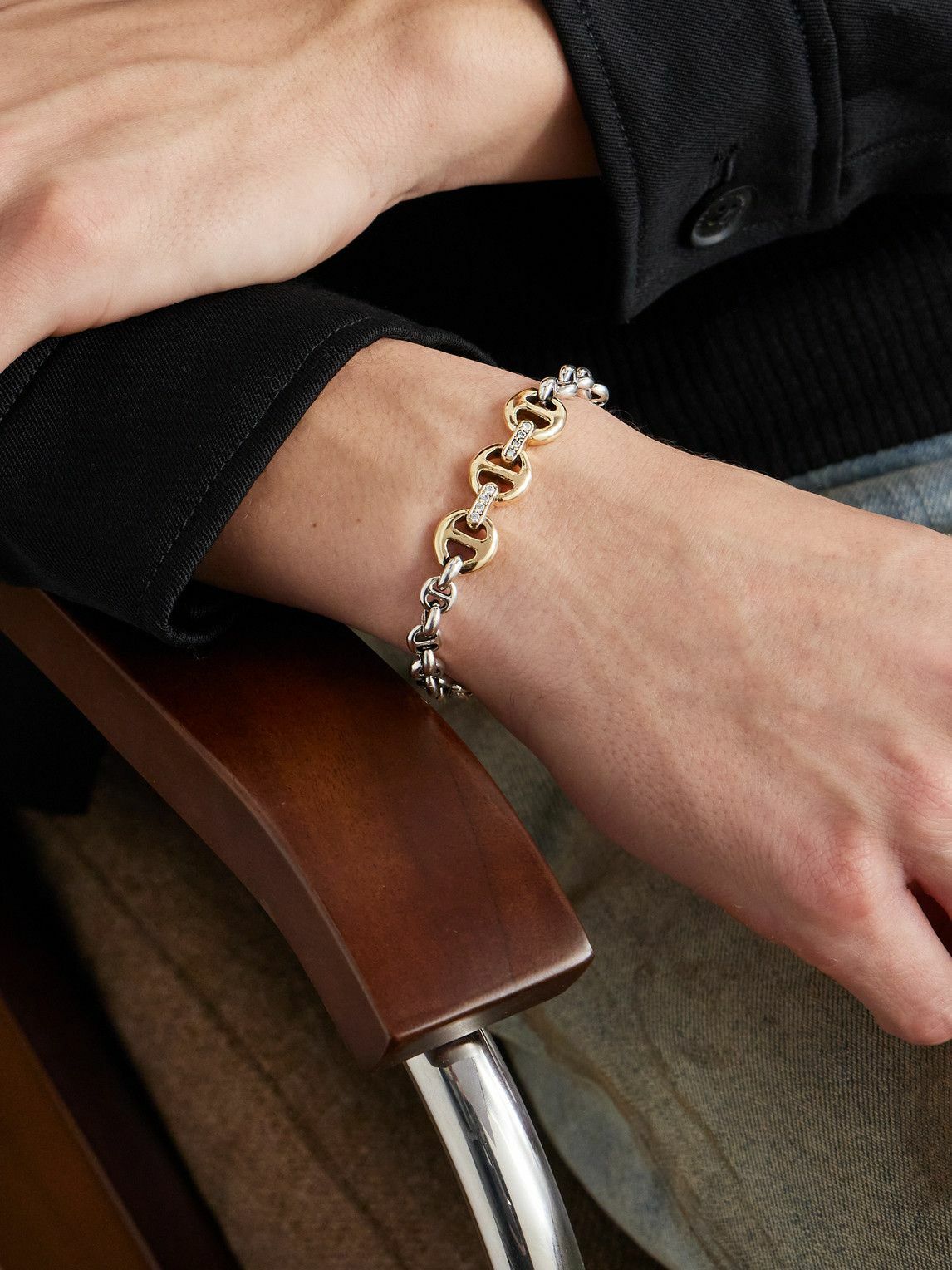 HOORSENBUHS - Sirkel 18-Karat Gold Diamond Bracelet - Gold