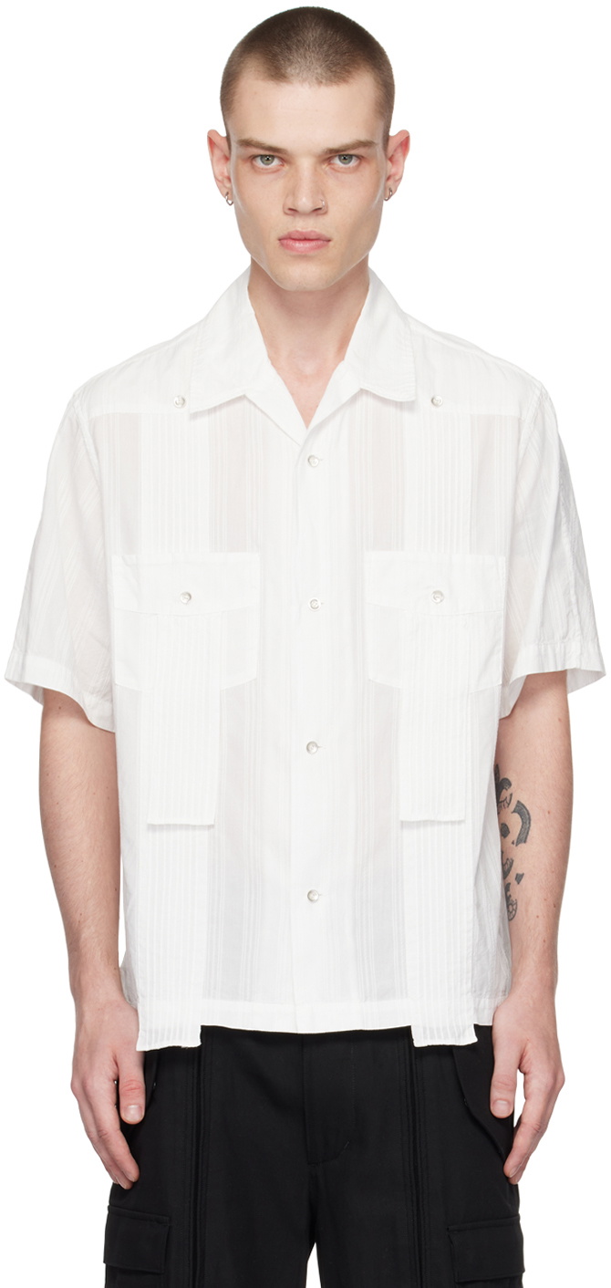 NVRFRGT White Garment-Dyed Shirt