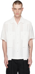 NVRFRGT White Garment-Dyed Shirt