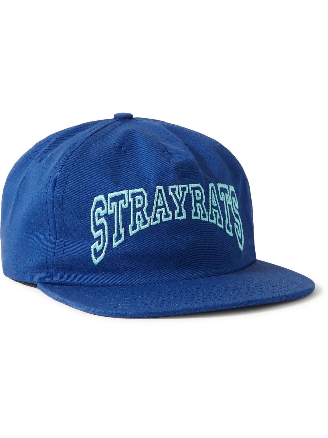 Photo: Stray Rats - Logo-Embroidered Brushed Cotton-Twill Baseball Cap