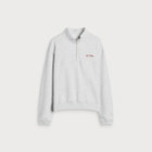 Butter Goods Men's Panel 1/4 Zip Sweatshirt in Ash