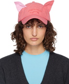 Charles Jeffrey LOVERBOY Pink Colour Block Ears Exclusive Cap