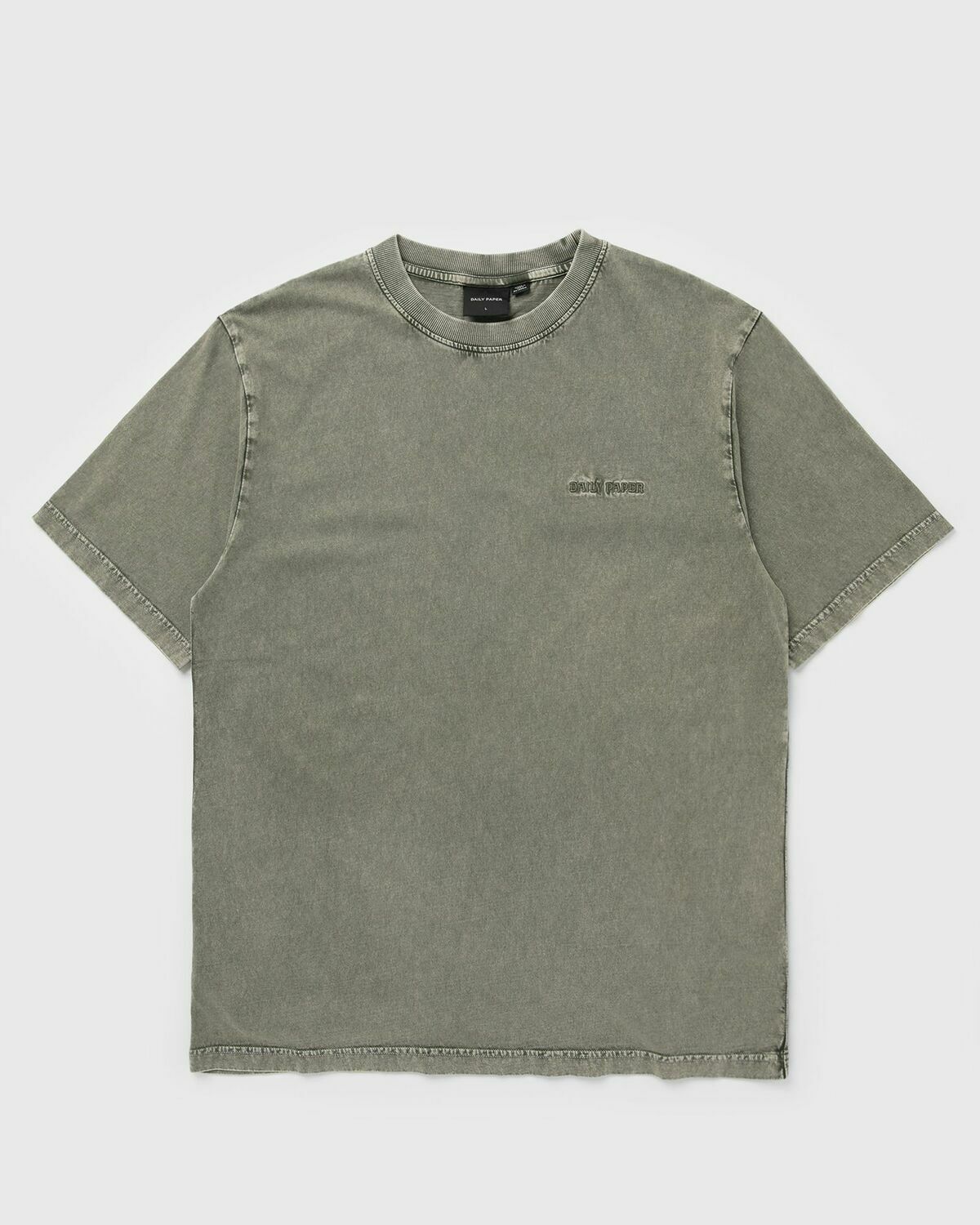 Daily Paper Dias washed t-shirt Green Mens Shortsleefe