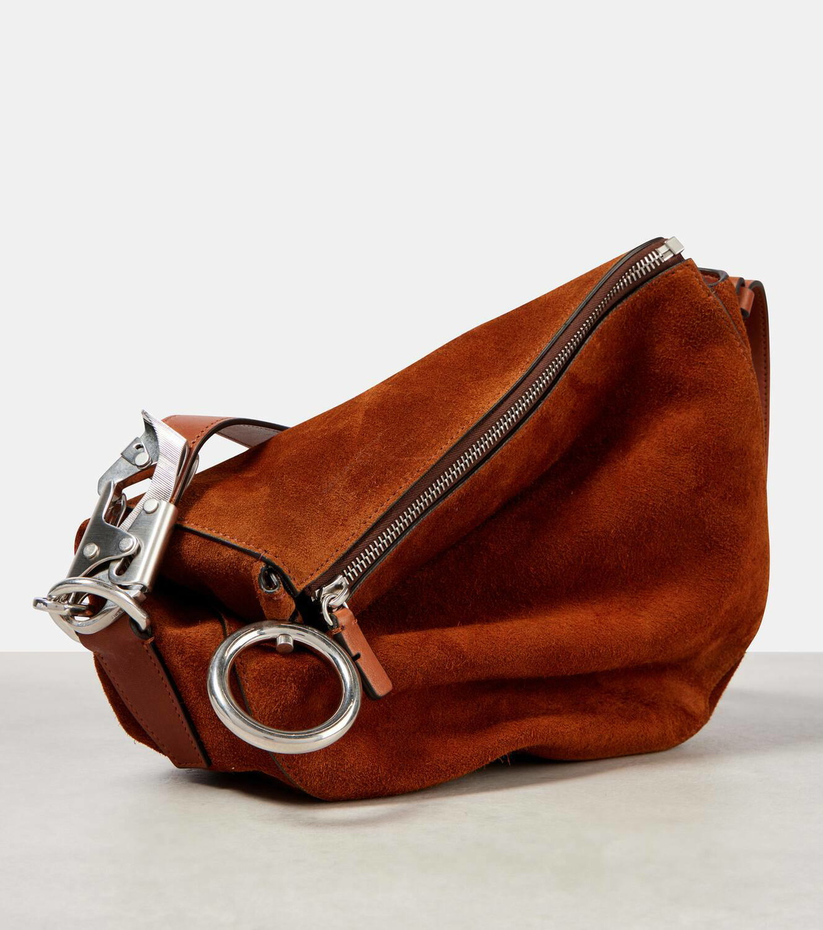 Burberry Knight Small suede shoulder bag Burberry