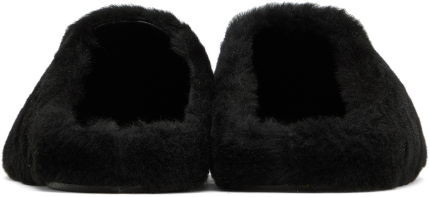Givenchy Black Fabric Slippers