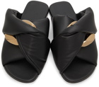 JW Anderson Black Twist Sandals