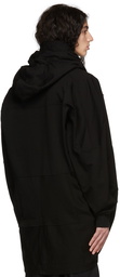 Julius Black Cotton Hoodie