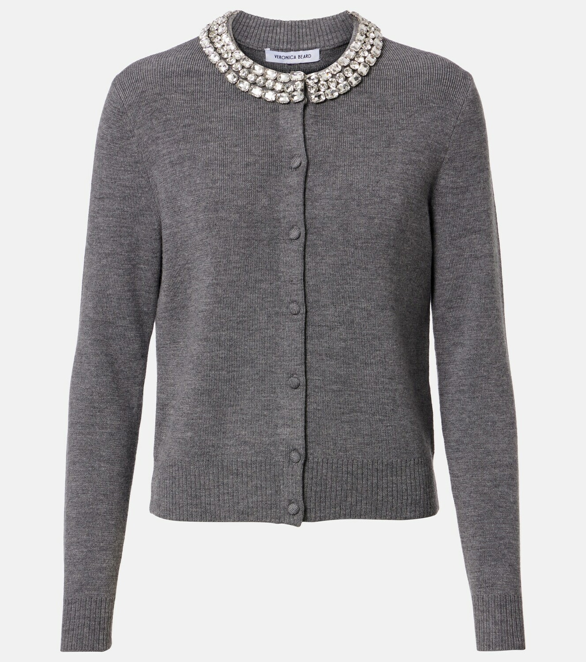 Veronica Beard Daro embellished wool cardigan
