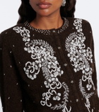 Jacques Wei Beaded wool-blend cardigan