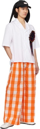 Charles Jeffrey LOVERBOY White Rosette Shirt