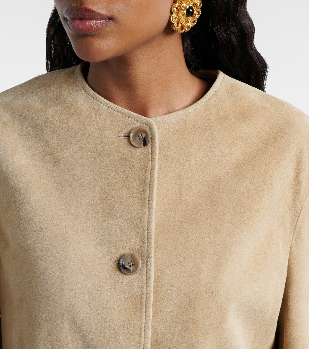 Nour Hammour Suede jacket