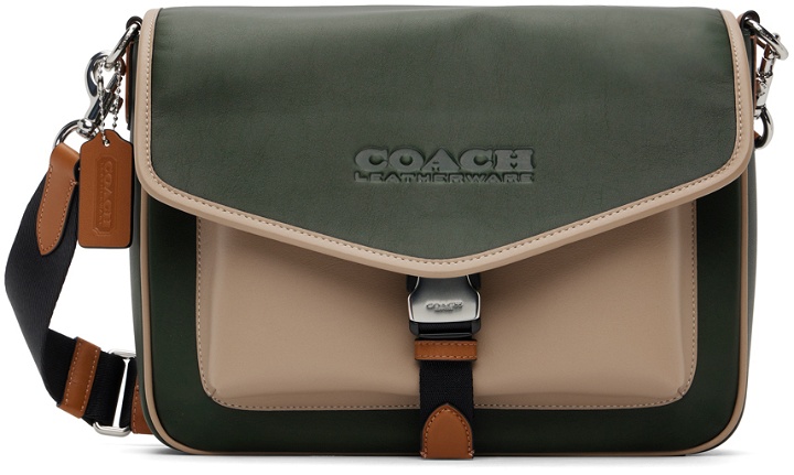 Photo: Coach 1941 Green & Taupe Charter Bag