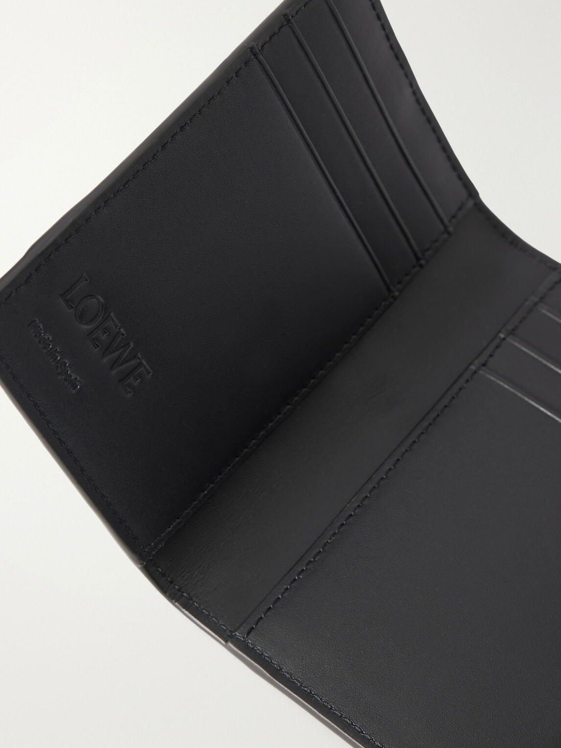 LOEWE - Puzzle Edge Leather Bifold Cardholder - Black