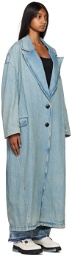 AMIRI Blue Faded Denim Jacket