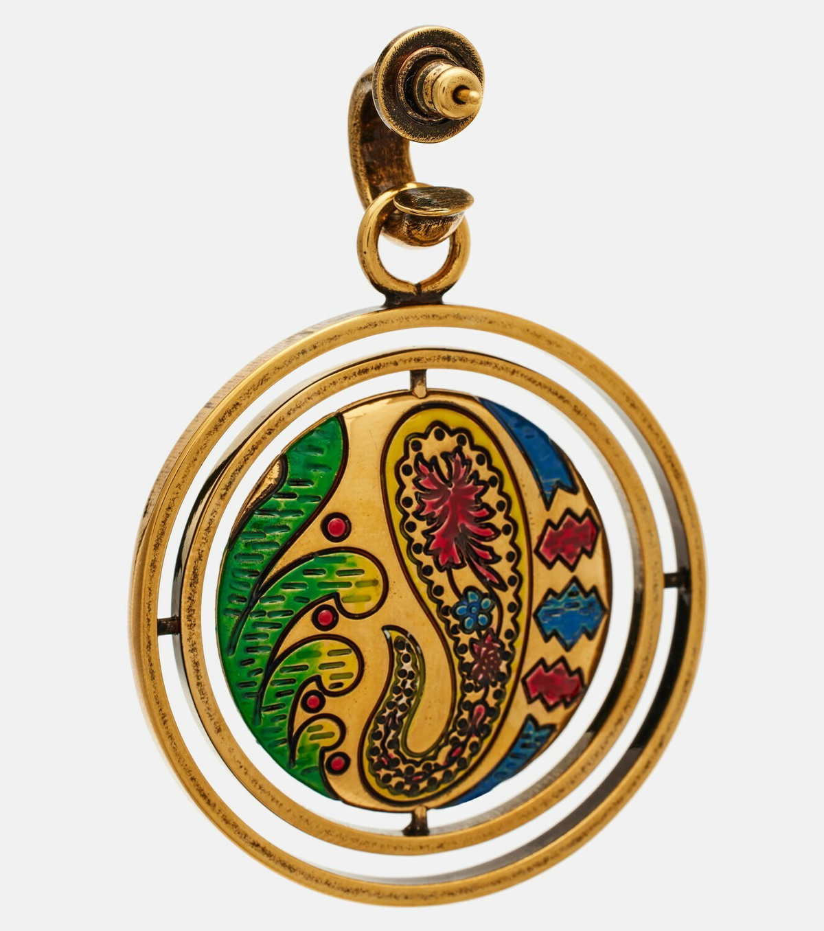Etro Paisley drop earrings