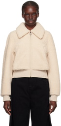 Wooyoungmi Beige Layered Shearling Jacket
