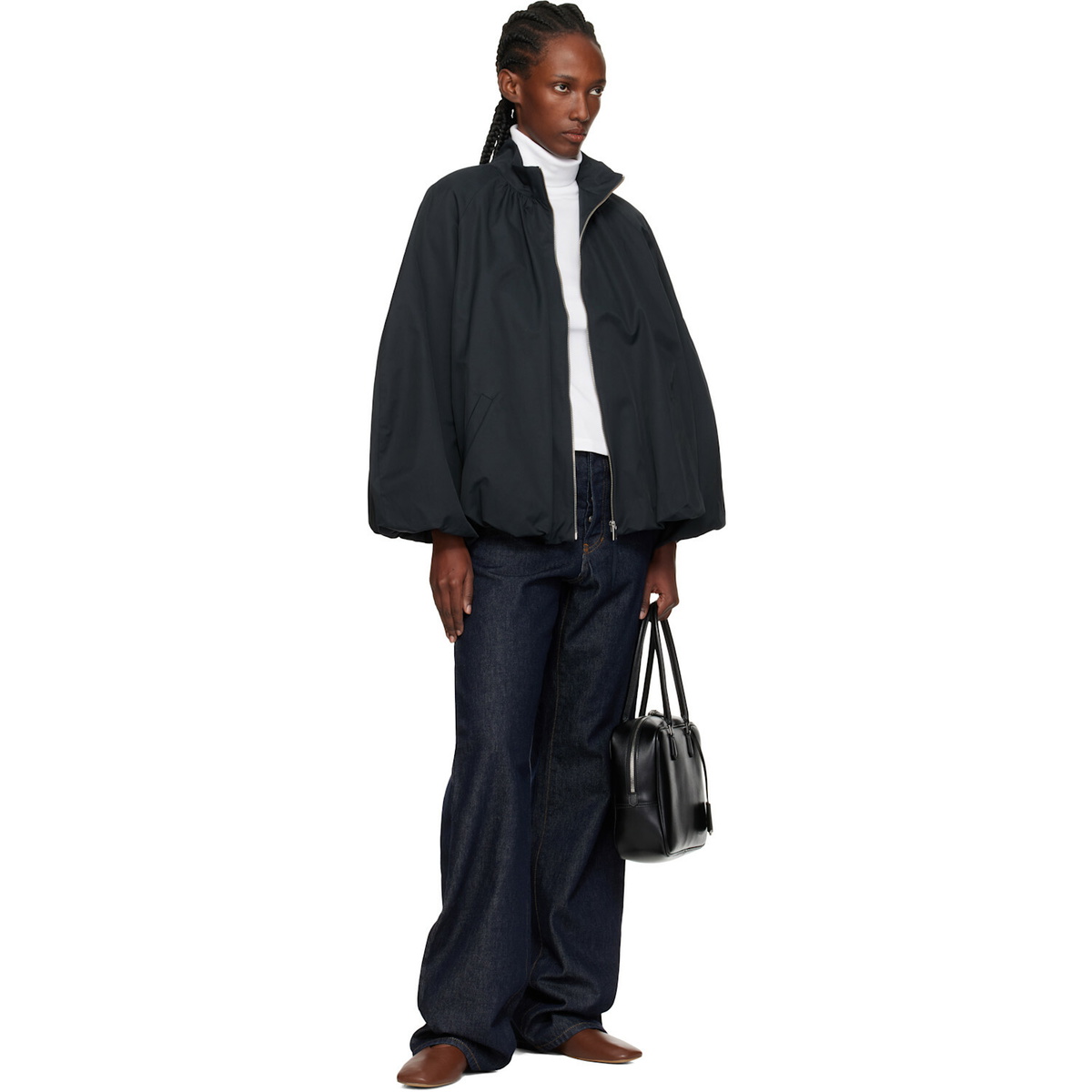 Dunst Black Classic 28 Leather Bag
