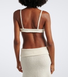 Aya Muse Kena knitted cotton bra top