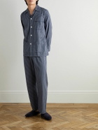 Derek Rose - Braemar Checked Cotton-Flannel Pyjama Set - Blue