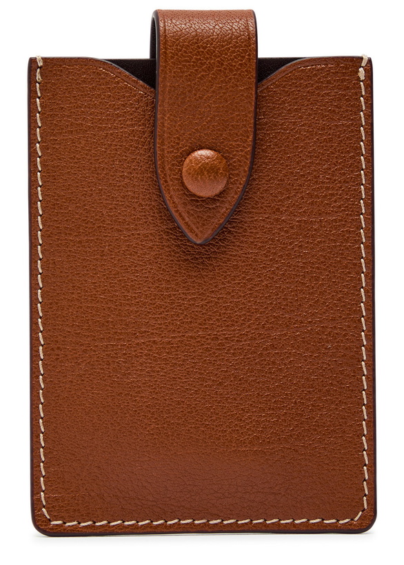 Photo: Metier Leather Card Holder - Brown - One Size